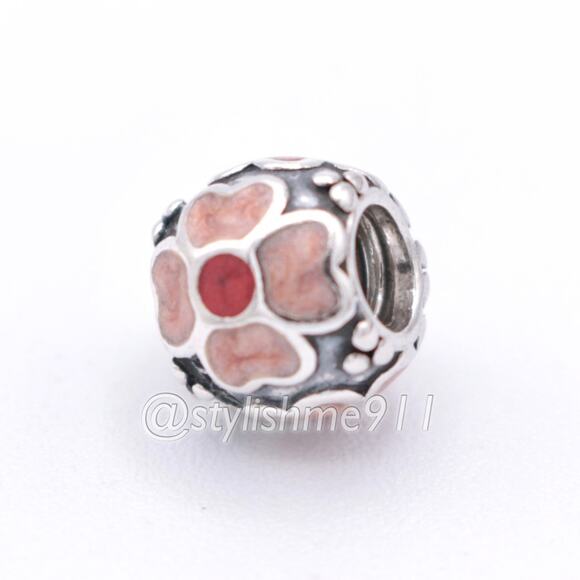 Authentic PANDORA Red Daisy Charm - 790433ER - Picture 9 of 9